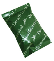 2 oz. Metallized Decaf Flat Pouch - Green