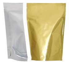 1 oz. Poly/Foil Stand Up Pouch - Gold