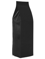 12 oz. Foil Side Gusseted Bag - Matte Black